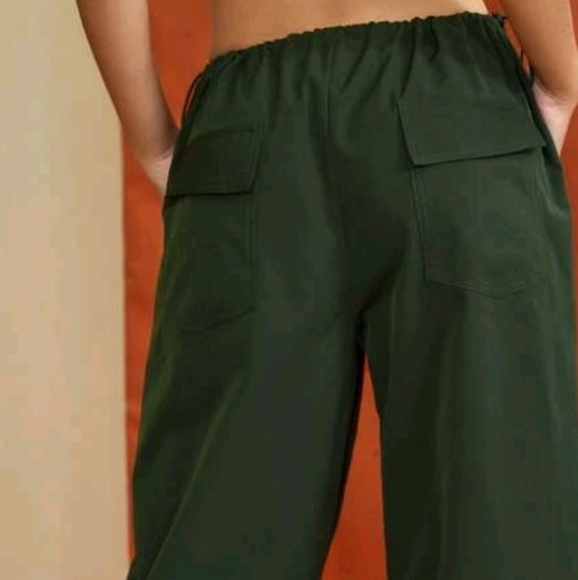 Drawstrings Waist Pocket Pants - Picture 5 of 8